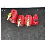 (4) Gas Cans