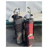 (2) Various Sets of Right Hand Golf Clubs