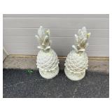 (2) Concrete Garden Statues