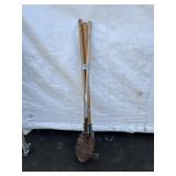Dirt Shovel, Rake, Post Hole Digger