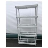 5-tier Plastic Storage Shelf