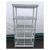 5-tier Plastic Storage Shelf