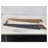 (2) Vtg. Saws