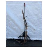 (2) Scythes & Leaf Rake