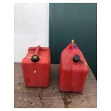 (2) 5 Gal. Plastic Gas Cans