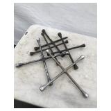(5) Car Lug Wrenches