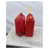 (2) Plastic Gas Cans