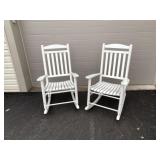 (2) Painted Porch Rockers