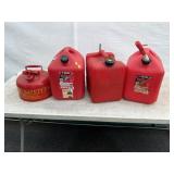 (3) Plastic 5 Gal. Gas Cans