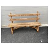 Outdoor Wooden Bench