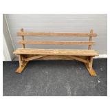 Outdoor Wooden Bench