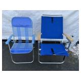 (2) Folding Lawn Chairs