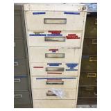 6 Drawer Industrial Metal File Cabinet