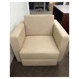 New Vinyl Upholstered Reception Chair