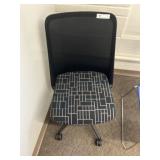 New Upholstered Swivel Office Chair on Castors