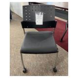 New Global Armless Guest Chair on Casters