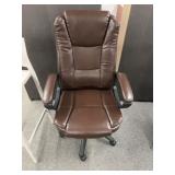 New Vinyl Upholstered Swivel Office Chair