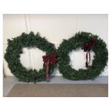 (2) 48' Christmas Wreaths