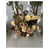 Artificial Flowers with Vase
