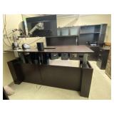 Office Cubicle Unit w/ Electrical Adjustable Desk