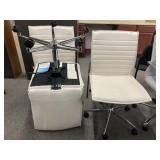 (3) New Office Source Upholstered Swivel Chairs
