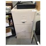 3 Drawer Metal File Cabinet