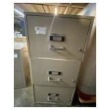 3 Drawer Fireproof File Cabinet