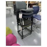 (5) Global Stackable Chairs