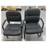 (2) New Vinyl Upholstered Armchairs