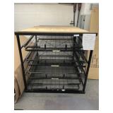 Steel Chair Mat Rack