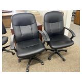 (2) Vinyl Office Chairs