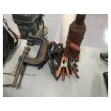 Bottle Jack with Quick and C-Clamps