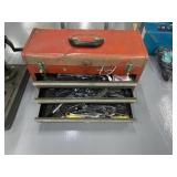 3 Drawer Tool Box with Hand Tools