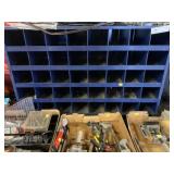 40 Compartment Steel Hardware Organizer