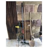 Shop Creeper, Handled Lawn and Garden Tools, etc.