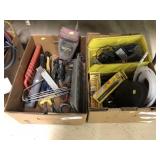 (2) Boxes of Hand Tools, Hardware