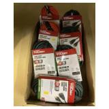 (7) New 25 Ft. Extension Cords