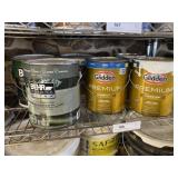 (6) Partial Cans of White Paint