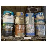 (8) Partial Cans of Paint
