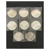 (8) Silver Eagles