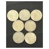 (7) 1921 Morgans