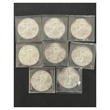(8) 2016 Silver Eagles