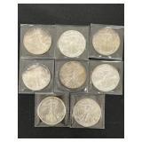 (8) Silver Eagles