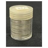 1963 Uncirculated Roll of 20 Franklin Halves