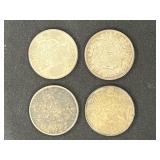 (4) Silver Dollars