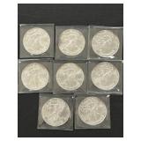 (8) 2016 Silver Eagles