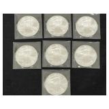 (7) Silver Eagles