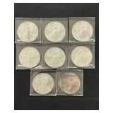 (8) 2015 Silver Eagles