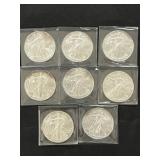 (8) 2016 Silver Eagles
