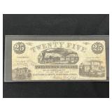 $25 Columbus, OH Store Note (Mid-1800's)